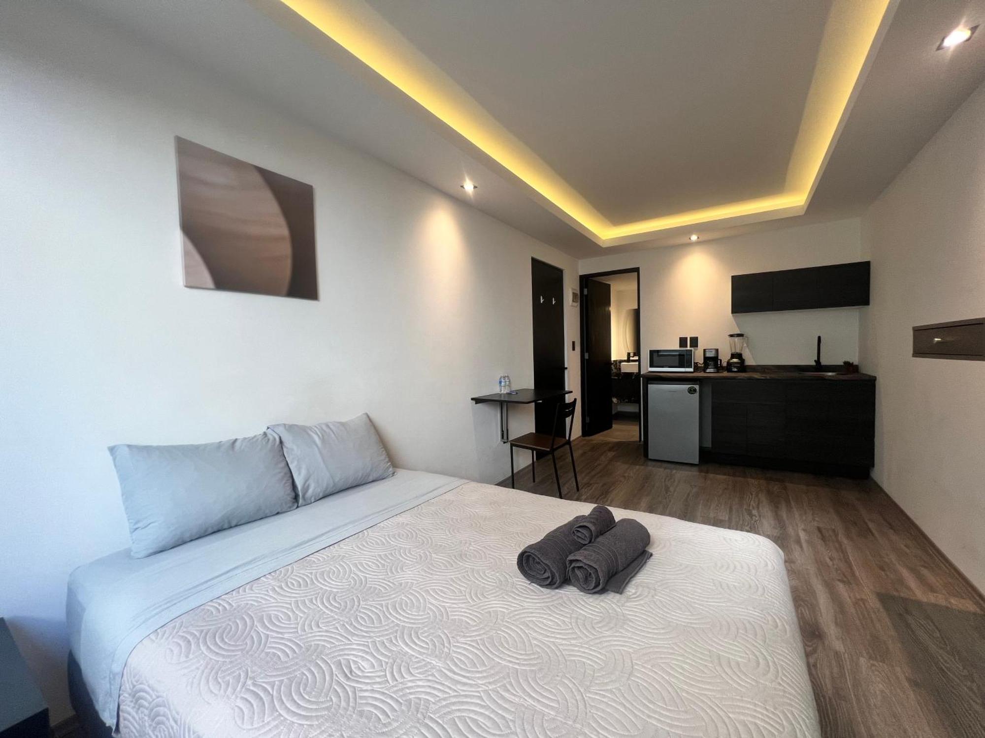 Sanrafa Home Office Suites Kota Meksiko Bagian luar foto
