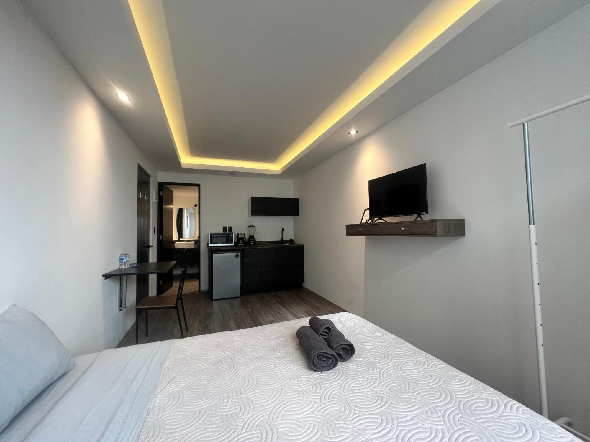 Sanrafa Home Office Suites Kota Meksiko Bagian luar foto