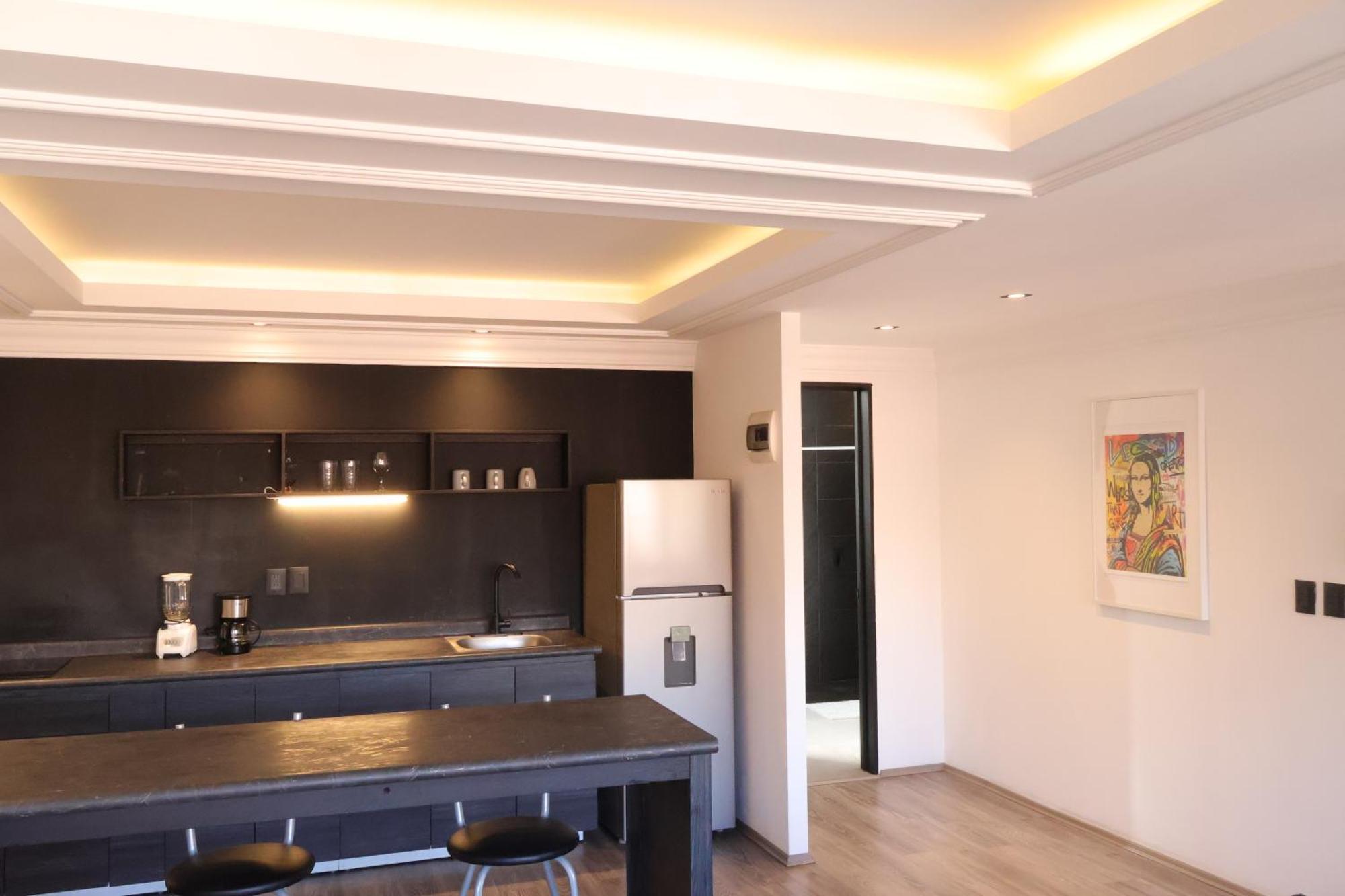 Sanrafa Home Office Suites Kota Meksiko Bagian luar foto