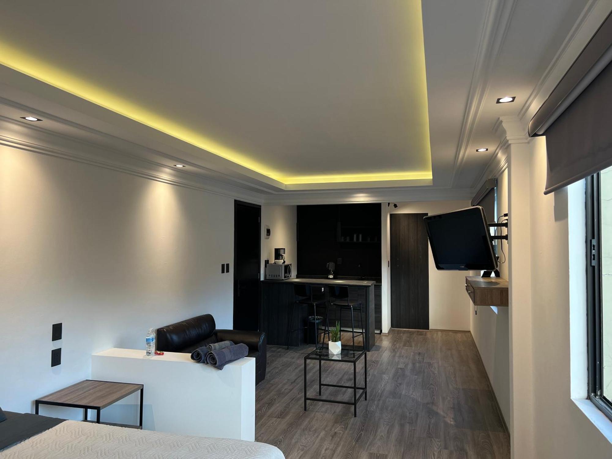 Sanrafa Home Office Suites Kota Meksiko Bagian luar foto