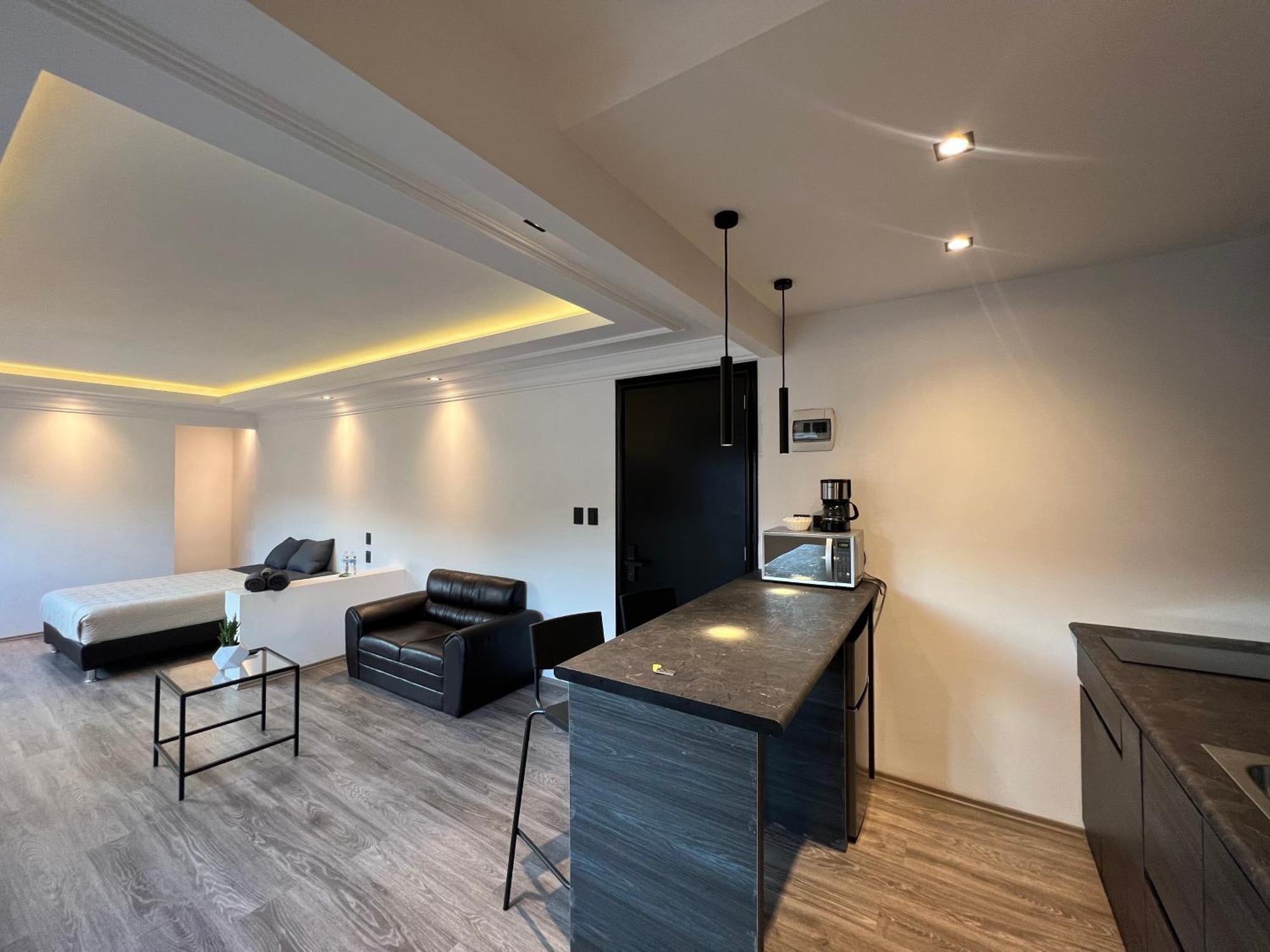 Sanrafa Home Office Suites Kota Meksiko Bagian luar foto