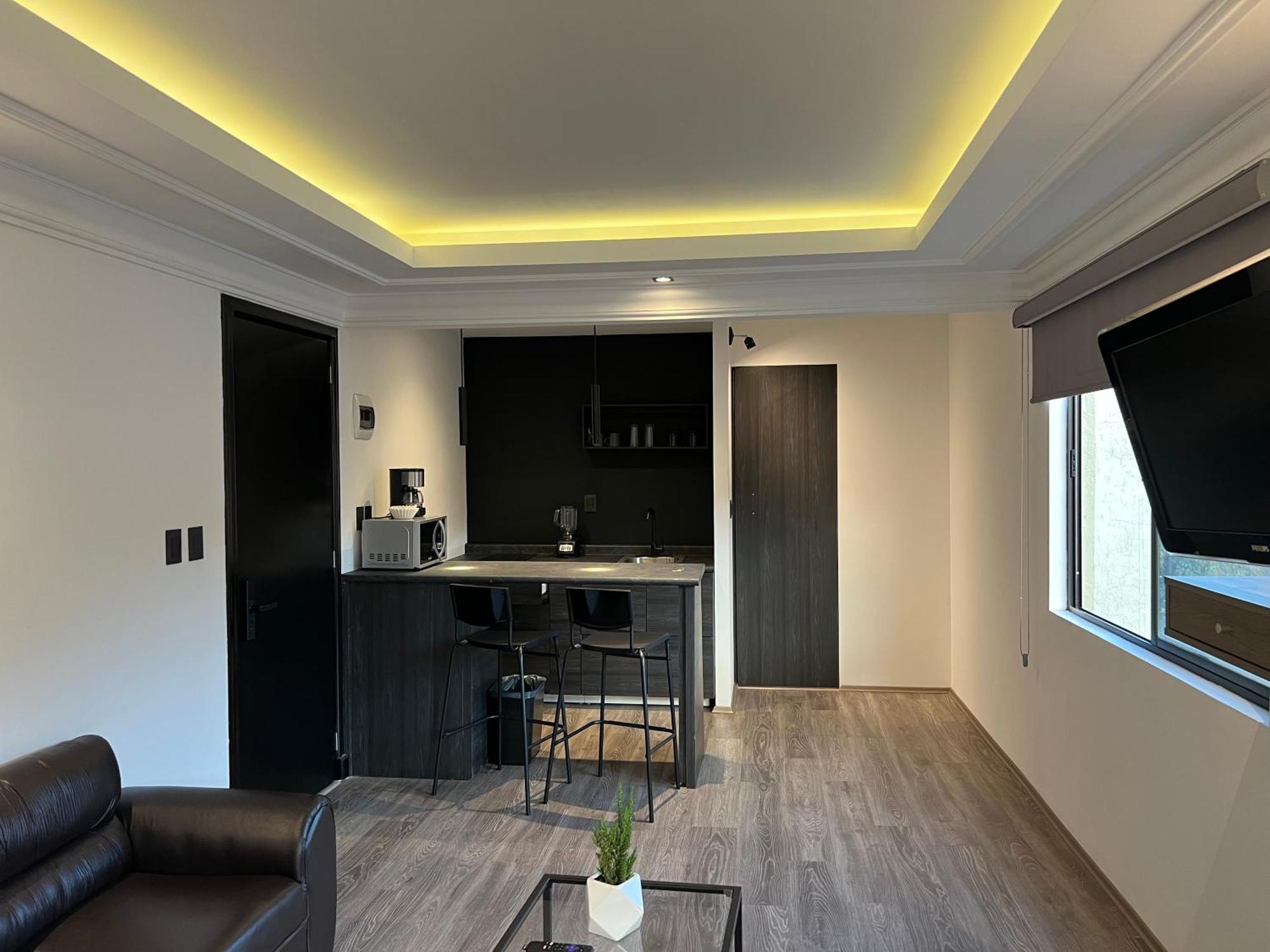 Sanrafa Home Office Suites Kota Meksiko Bagian luar foto